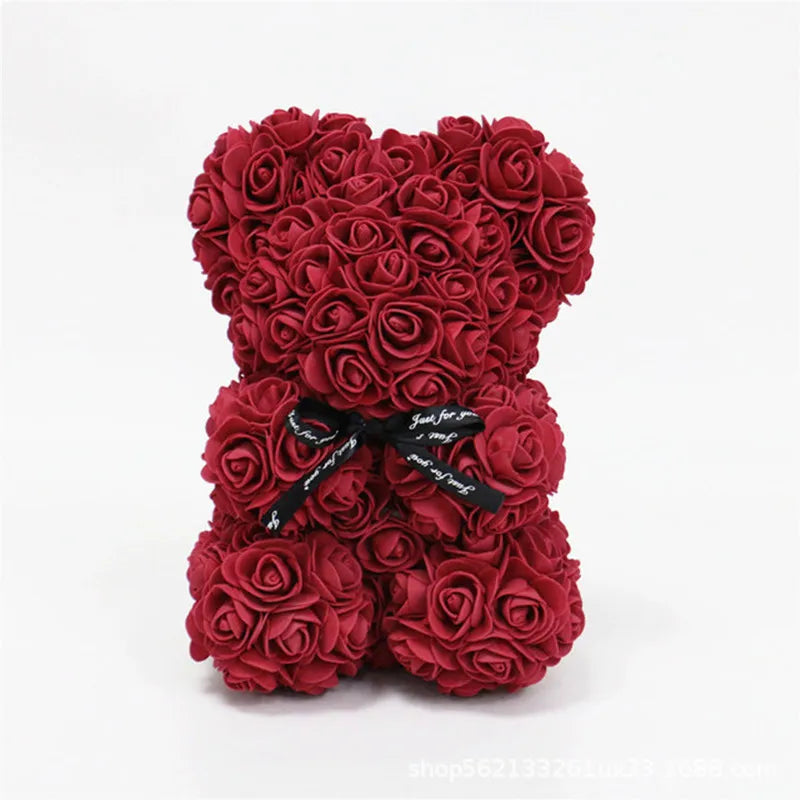 Foam Rose Bear