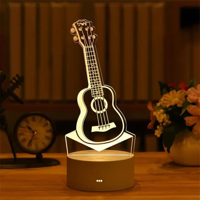 Romantic 3D LED Night Lamp