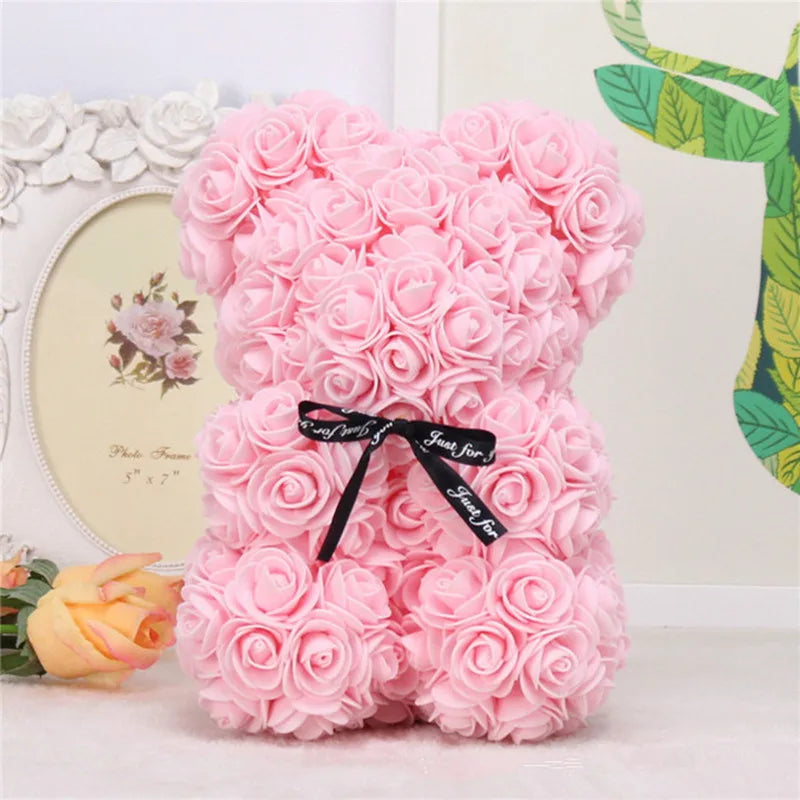 Foam Rose Bear