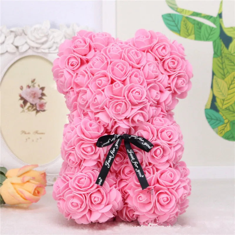 Foam Rose Bear