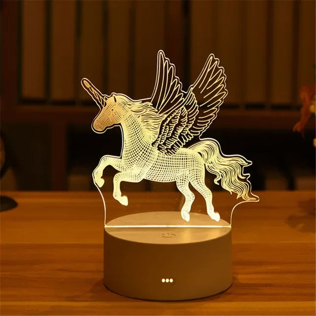 Romantic 3D LED Night Lamp