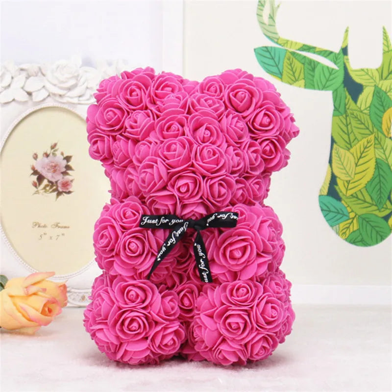 Foam Rose Bear